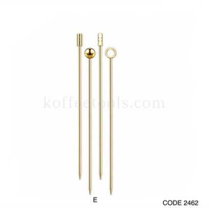 Martini Picks type E สีทอง (4 pcs/pack)