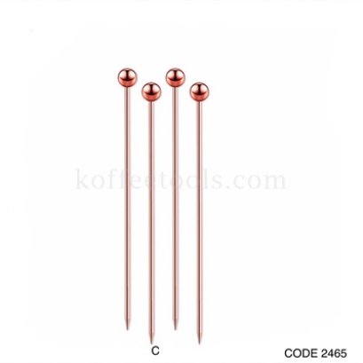 Martini Picks type C สี ROSE GOLD (4 pcs/pack)