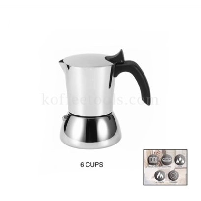 Mokapot สแตนเลส 6 cups (300 ml)