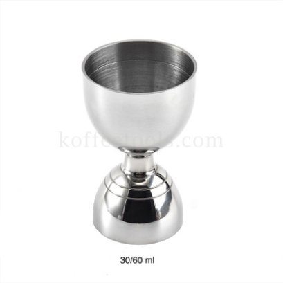 จิกเกอร์สแตนเลส 304 (30/60 ml) สีเงิน
