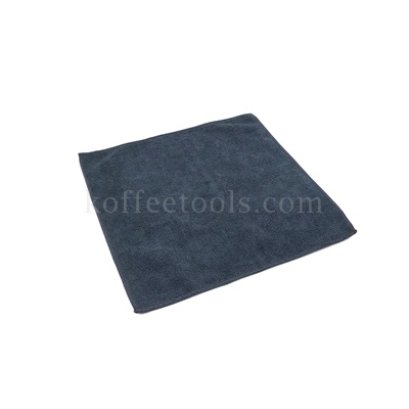 ผ้าเช็ดโต๊ะไมโครไฟเบอร์ หนา 320 gsm สีเทาเข้ม ขนาด 30 x 30 cm