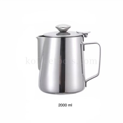 เหยือกตีฟองนมสแตนเลสพร้อมฝาปิด 2000 ml