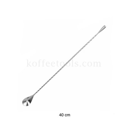 ช้อนสแตนเลสปลายมน 40 cm สีเงิน