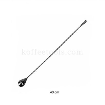 ช้อนสแตนเลสปลายมน 40 cm black