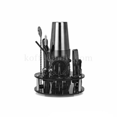 Full set Boston shaker 750/600 ml สีดำ