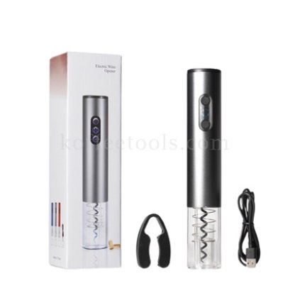 Electric Wine Opener สีดำ USB (ที่เปิดขวดไวน์แบบไฟฟ้า)