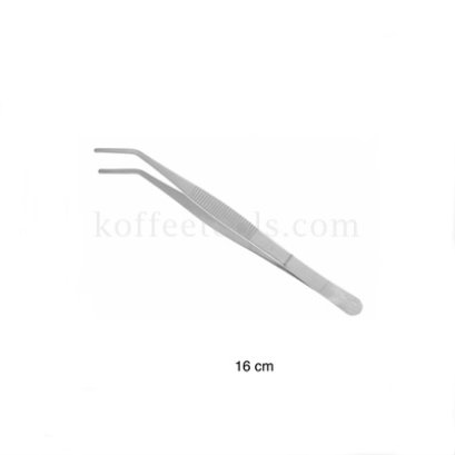 ที่คีบสแตนเลสปลายงอ 16 cm