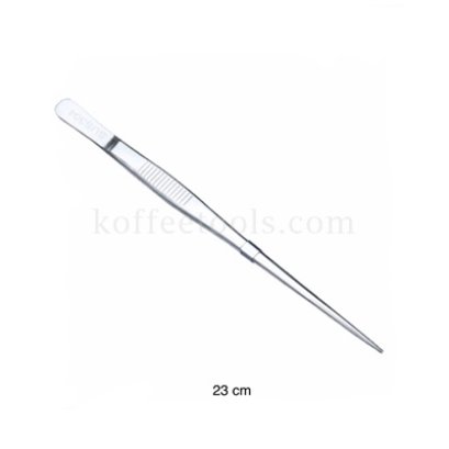 คีบด้ามตรงสแตนเลส 304 ยาว 23 cm