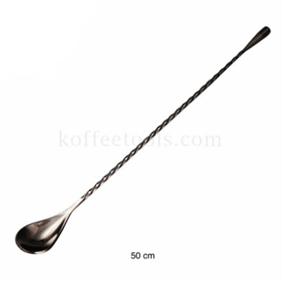 ช้อนสแตนเลสปลายมน สีดำ 50 cm