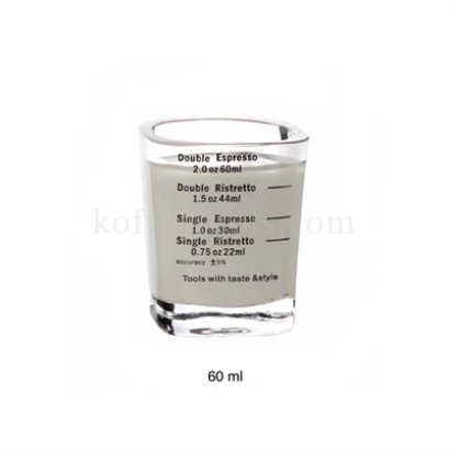 แก้วตวง Espresso shot 60 ml ขีดดำ