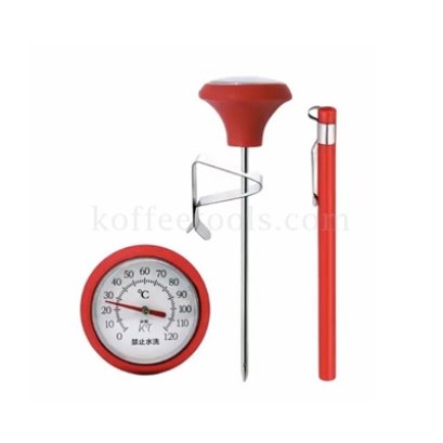 เทอร์โมมิเตอร์สีแดง+ปลอกสีแดง