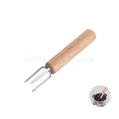 เข็มเกลี่ยผงกาแฟด้ามไม้
