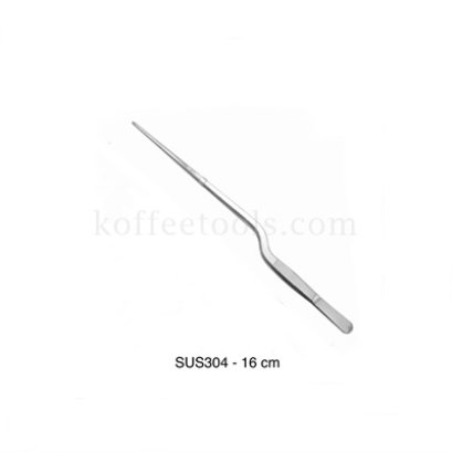 ที่คีบด้ามโค้ง สแตนเลส 304 ยาว 16 cm
