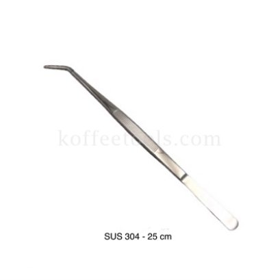 ที่คีบปลายงอ สแตนเลส 304 ยาว 25 cm