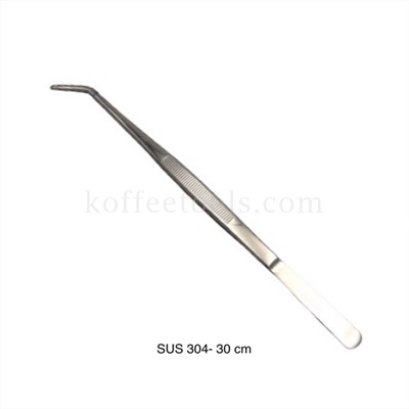 คีบปลายงอ สแตนเลส 304 ยาว 30 cm