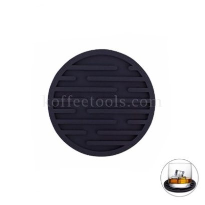 ยางรองแก้วสีดำ 10 cm