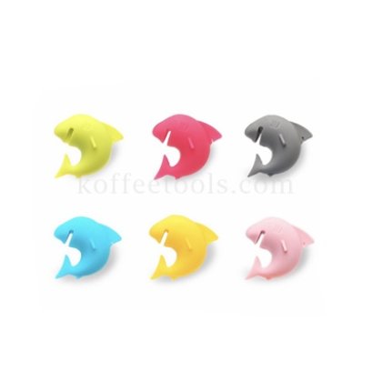 ซิลิโคนรูปปลา ตกแต่งแก้วไวน์(6 pcs/pack)