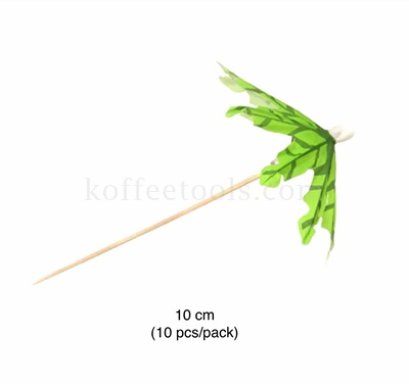 ไม้จิ้มค็อกเทลร่มมะพร้าว 10 cm (10 pcs/pack)