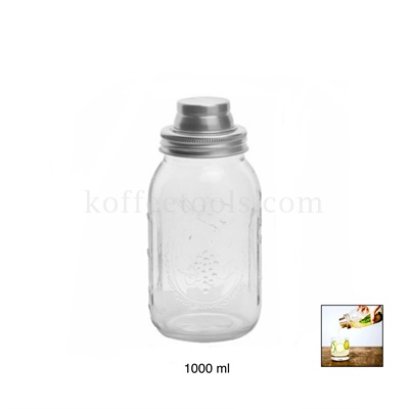Glass Jar Shaker 1,000 ml