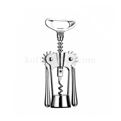 ที่เปิดขวดไวน์สีเงิน ขนาดใหญ่