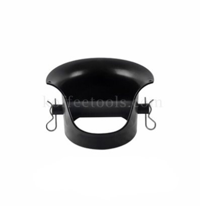 อะไหล่ฝาบน+ยางเคาะกากกาแฟสำหรับอ่างเคาะกากกาแฟทรงสูง สีดำ