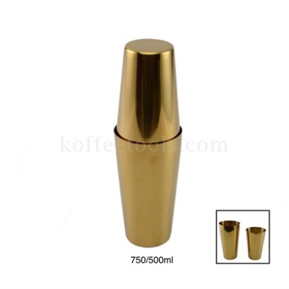 Boston Shaker 750/500 ml สีทอง