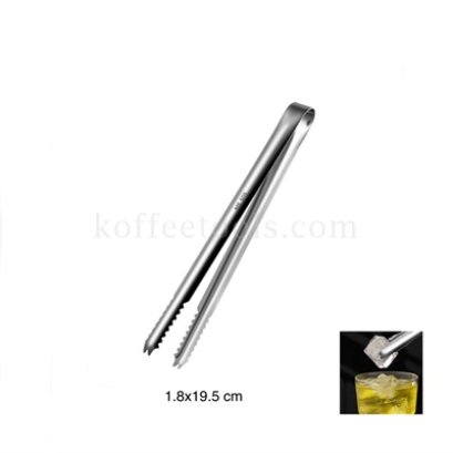 ที่คีบน้ำแข็งสแตนเลส304(1.8x19.5 cm)