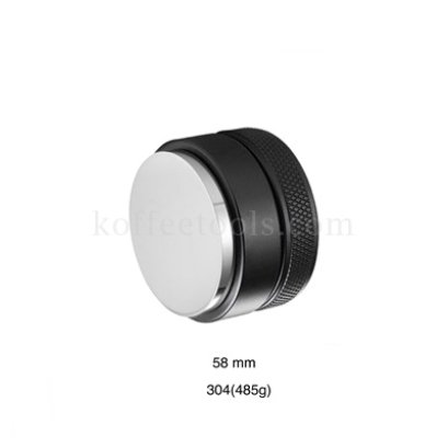 แทมเปอร์มาการองสแตนเลส304 หน้าเรียบ สีดำ 58 mm
