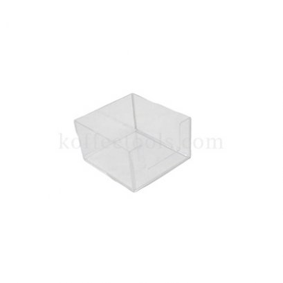 กล่องอะคริลิคใส่ทิชชูเล็กสำหรับพันแก้ว ขนาด 11x12x6.5 cm