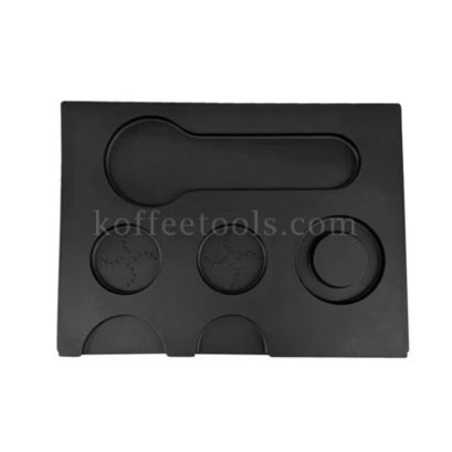 Coffee tamper mat สีดำ