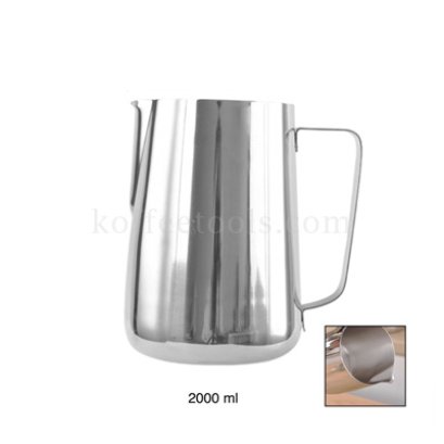 เหยือกตีฟองนมสแตนเลส 2000 ml ไม่มีสเกล