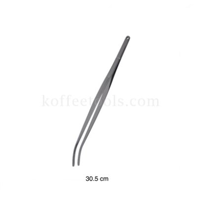 ที่คีบสแตนเลส 30.5 cm ปลายงอ สีดำ