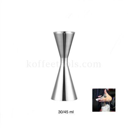 Jigger สแตนเลส304 (30/45 ml) สีเงิน