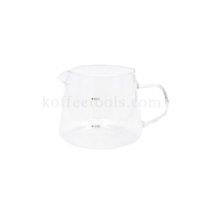 โถแก้วรองกาแฟดริป 650 ml (สเกล 600 ml)