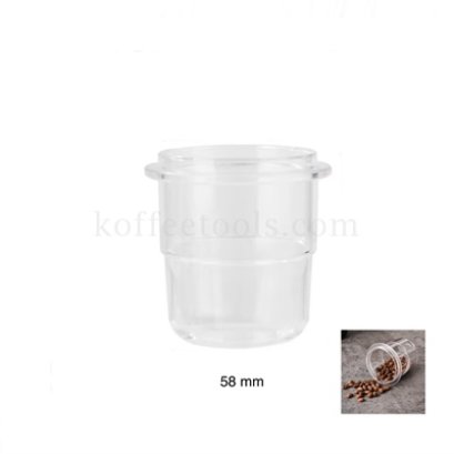 ถ้วยโดสกาแฟ 58 mm ( PCใส )