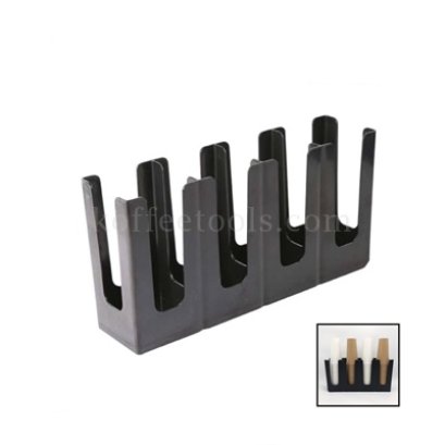 ที่ใส่แก้วกาแฟขนาด16-22 ออนซ์ พลาสติก สีดำ (4 ช่อง)