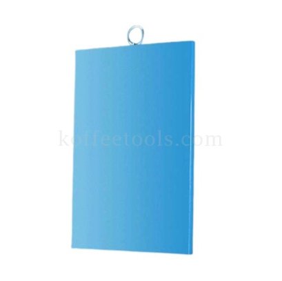 เขียงพลาสติก PE มีห่วงจับ ขนาด 36 x 28 x 1.3 cm สีน้ำเงิน