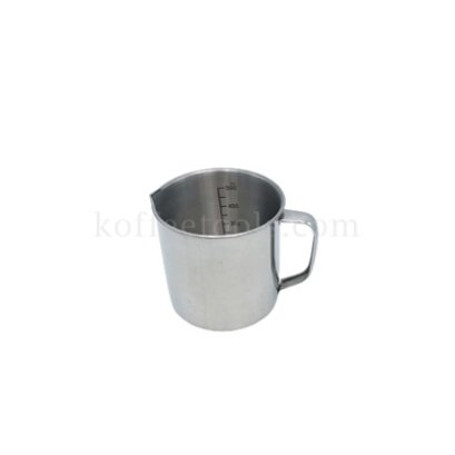 ถ้วยตวงสแตนเลส มีสเกลด้านใน 500 ml ขนาด 10x10.5 cm
