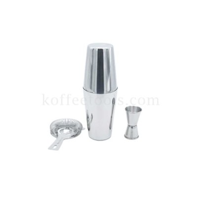 ชุด Boston shaker 600/450 ml (Boston shaker,jigger,strainer)