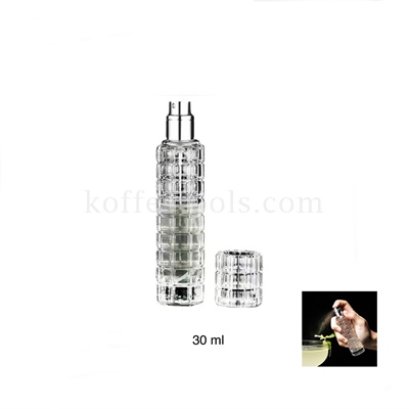 ขวดแก้วสเปรย์มาตินี่ 30 ml ฝาเงิน