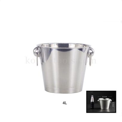 ถังแช่ไวน์สแตนเลส 4 ลิตร สีเงิน