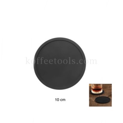 ยางรองแก้วสีดำ 10 cm