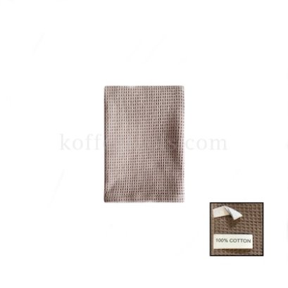 ผ้าเช็ดอเนกประสงค์ขนาด 35x35 cm(cotton 100 %) สีน้ำตาล