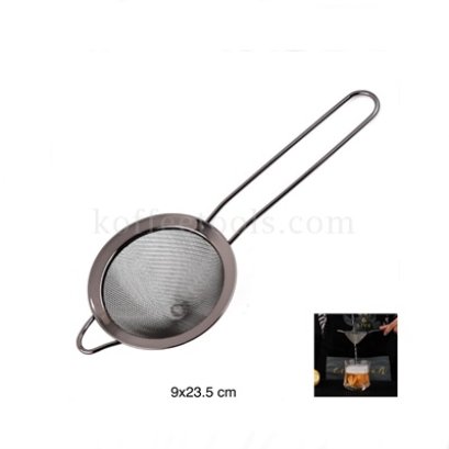 กระชอนกรองเครื่องดื่มค็อกเทล 9x23.5 cm สีดำ