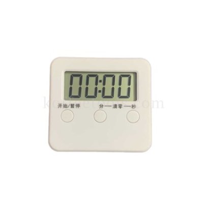 นาฬิกาดิจิตอลจับเวลา S (5.7*5.2 cm) สีขาว (CHINESE VERSION)