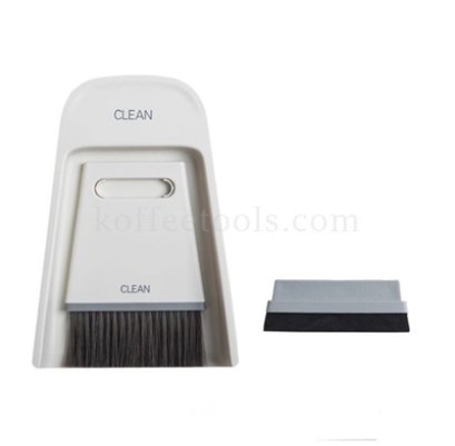 แปรงทำความสะอาด 2 in 1 ทั้งแห้งและเปียก สี white gray (ไม่มีกล่องให้)