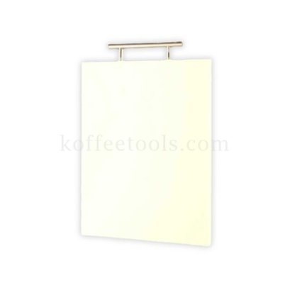 เขียงพลาสติก PE มีที่จับ/แขวน ขนาด 36 x 26x1 cm สีขาว