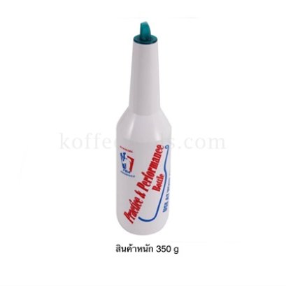 ขวดซ้อมโยนบาร์เทนเดอร์ สีขาวจุกเขียว