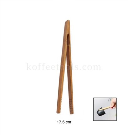 ที่คีบไม้ไผ่ปลายตรง 17.5 cm