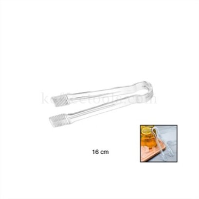 ที่คีบน้ำแข็งพลาสติกใส 16 cm